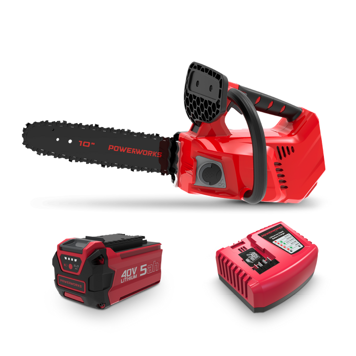 CRAMER/POWERWORKS 40V TOP HANDLE CHAINSAW 5AH KIT