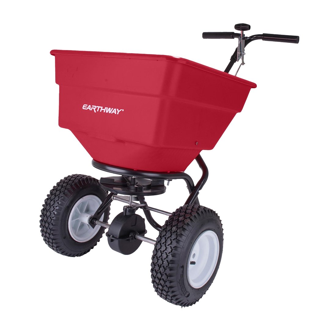 Earthway commercial broadcast seed & fertiliser spreader 45kg - Solo New Zealand