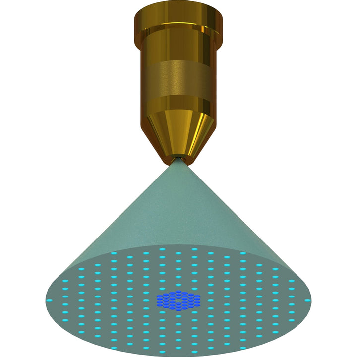 Nozzle adjustable brass - Solo New Zealand