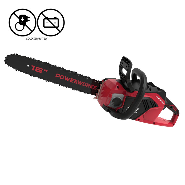 Powerworks 40V chainsaw 16''/ 40cm skin only - Solo New Zealand