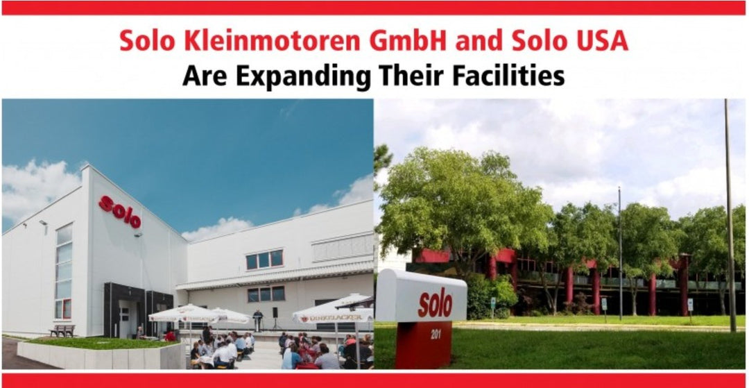 Global demand for sprayers sees Solo Kleinmotoren GmbH and Solo USA expand facilities - Solo New Zealand
