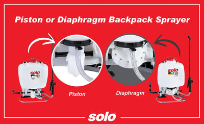 How to choose between a Solo piston or diaphragm backpack sprayer