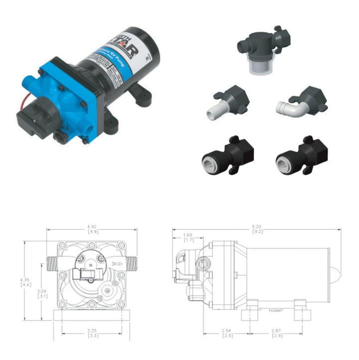 NORTHSTAR 18.9L RV FRESH WATER PUMP - Solo New Zealand
