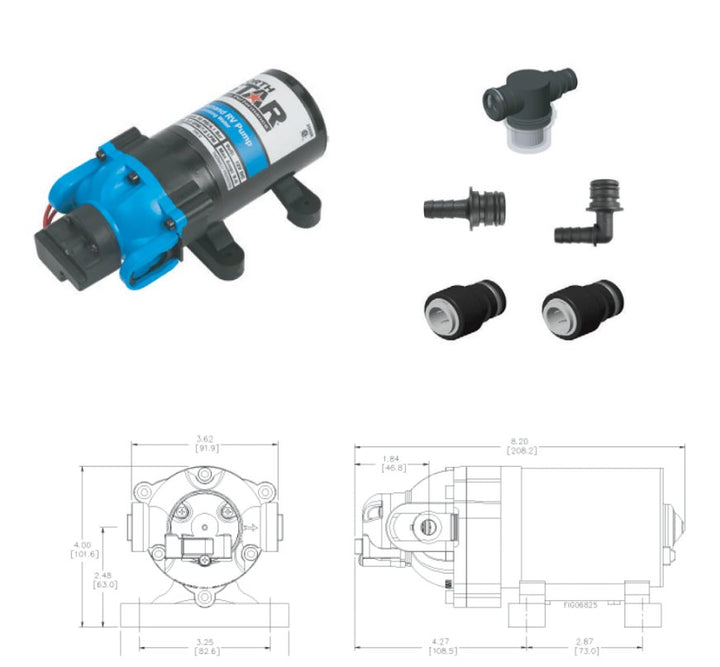 NORTHSTAR 7.6L RV FRESH WATER PUMP - Solo New Zealand