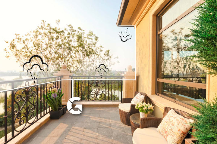 STOCKER GARDEN GEYSER NEBULISER BALCONY KIT 10M - Solo New Zealand