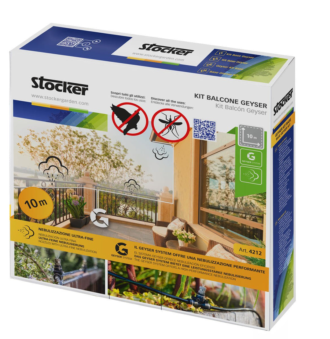 STOCKER GARDEN GEYSER NEBULISER BALCONY KIT 10M - Solo New Zealand