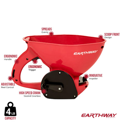 EarthWay seed & fertiliser hand spreader 1.8kg - Solo New Zealand