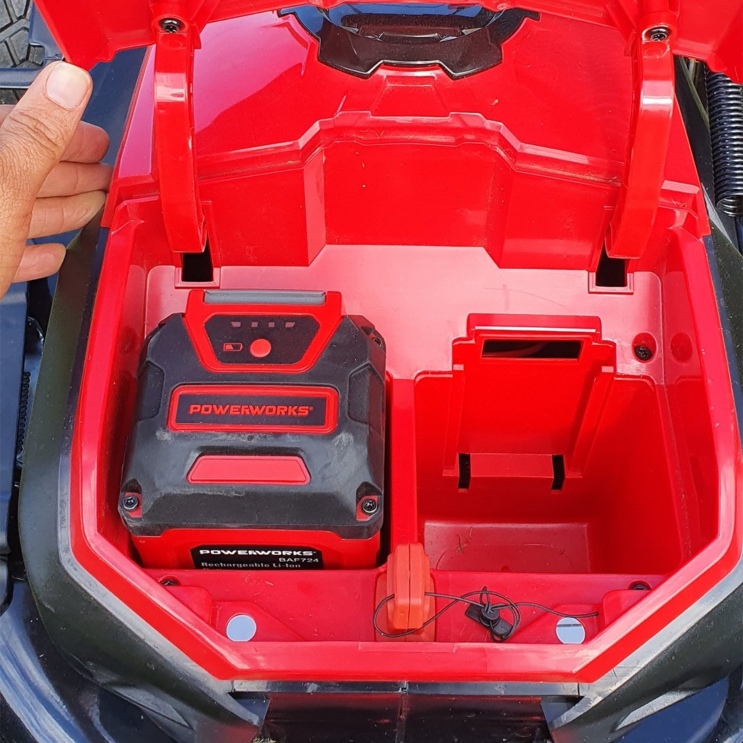Powerworks 40V 46cm/18" self-propelled lawnmower skin only - Solo New Zealand